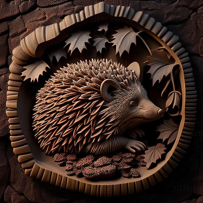 3D model hedgehog (STL)